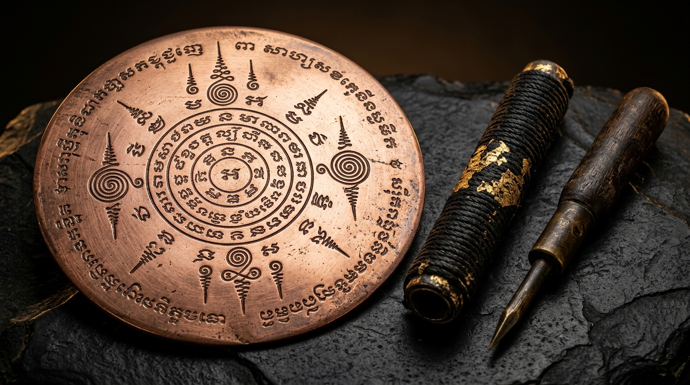 Sacred Scripts (Khom & Lanna Tham), Seed Syllables (Hua Jai Katha) & The 6 Canonical Yant Geometries